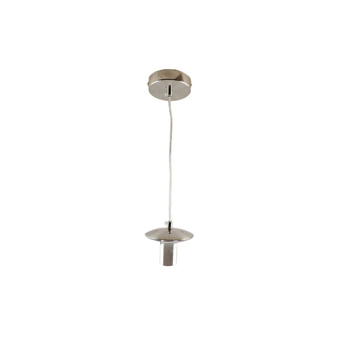 Suspension sans abat-jour nickel en métal, Minne