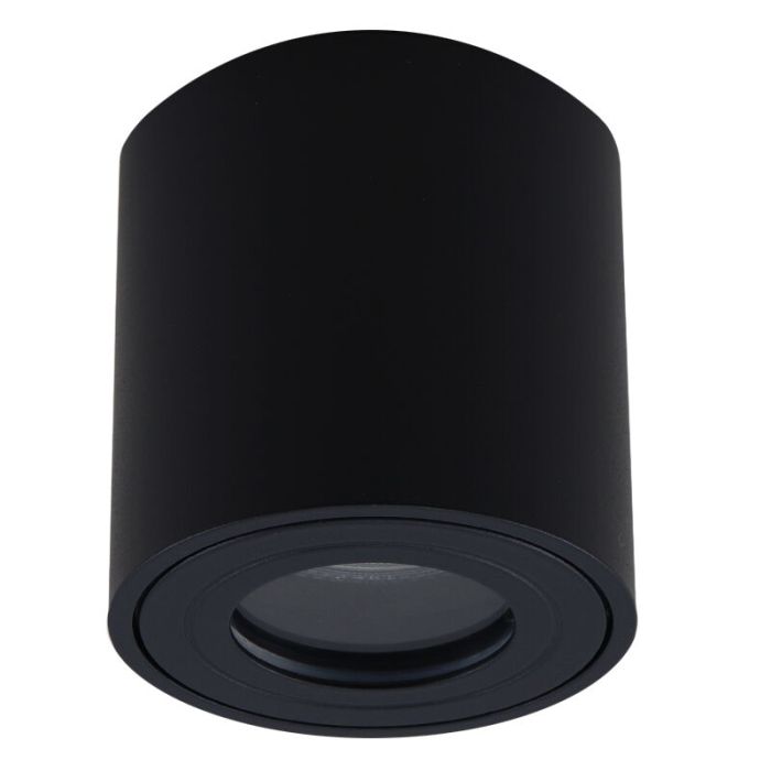Spot en saillie noir moderne, Alion, IP44
