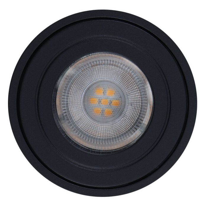 Spot en saillie noir moderne, Alion, IP44