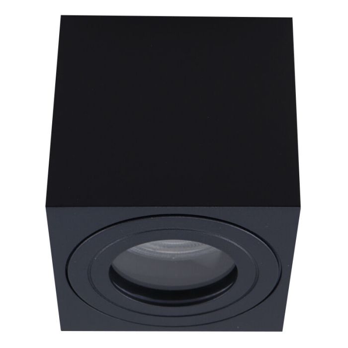 Spot en saillie noir moderne, Alion, IP44