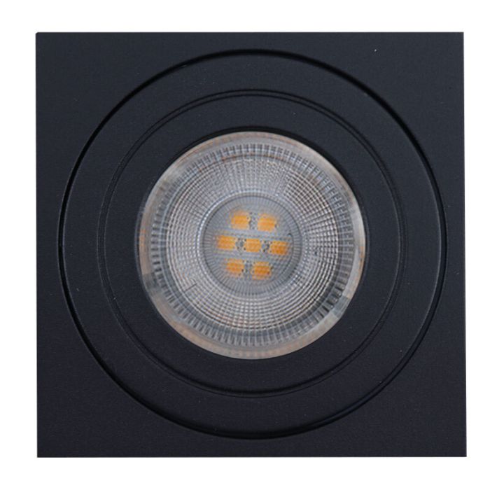 Spot en saillie noir moderne, Alion, IP44