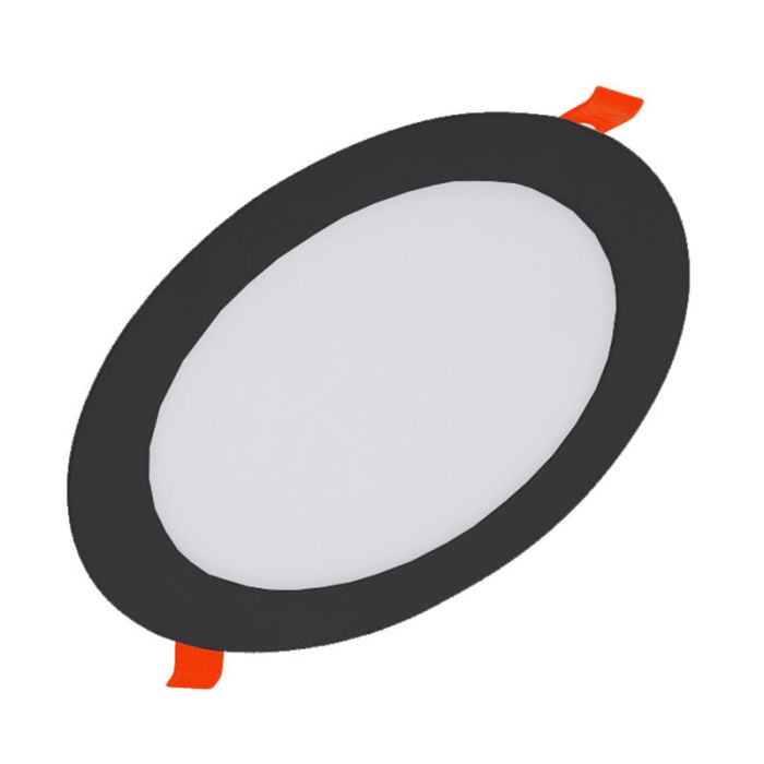 Downlight en aluminium noir, Umbriel, 18W, 4000K LED, IP44