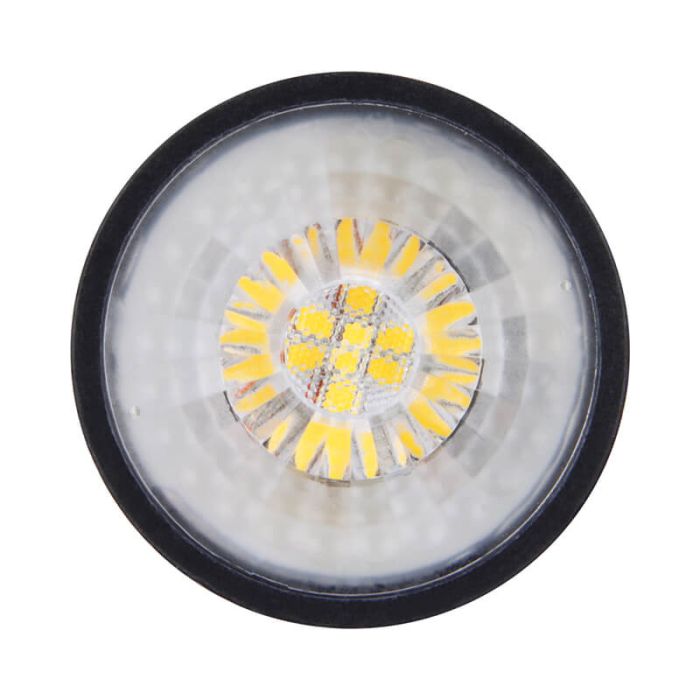 Ampoule LED GU10 gradable Antonie, noir, 3W, 4000K