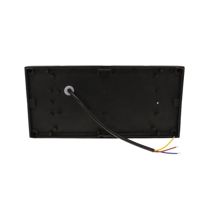 Luminaire extérieur noir en aluminium, Rajko, 12W, 3000K LED, IP54
