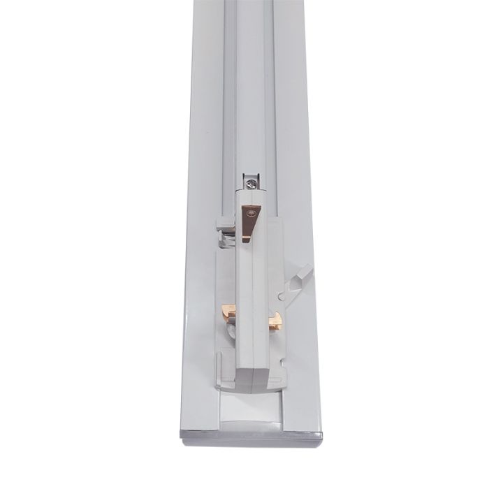 Luminaire sur rail triphasé blanc Tora, 35W, interrupteur blanc, 60 cm, Pro