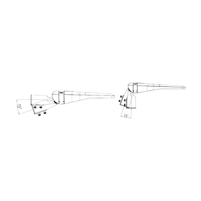 LED réverbère Vienna, 100 Watt, 4000K, garantie de 2 ans