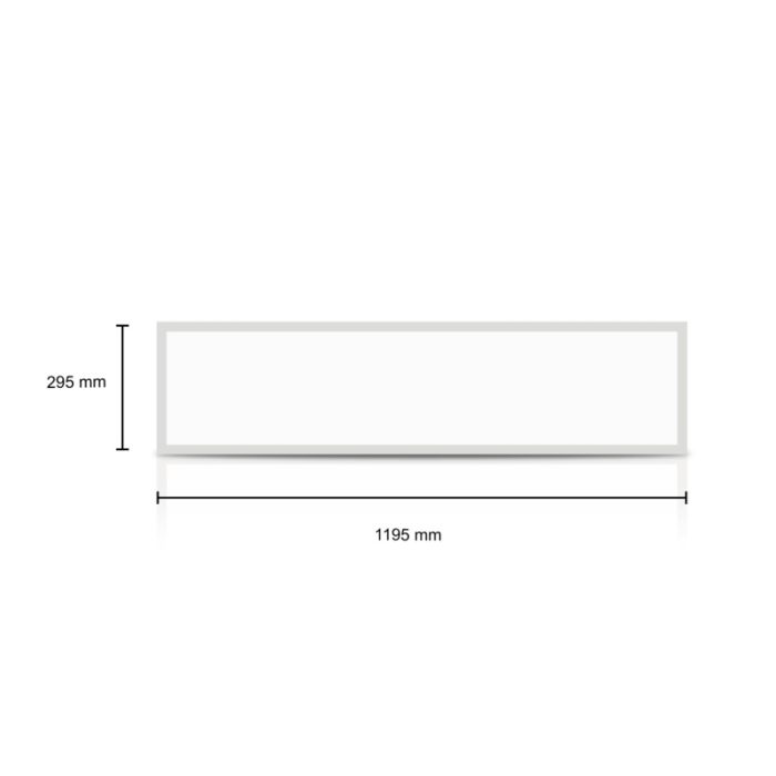 Panneau LED 30x120 - 40W - 2700K/4000K/6500K - UGR<22 - rétroéclairée