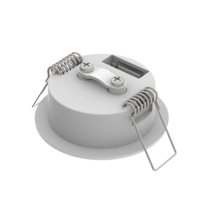 Spot encastrable blanc pour éclairage de secours, 1,2W, LED 6000K, lentille 360°
