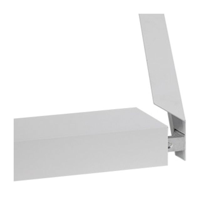 Cadre clic en saillie blanc 30x120