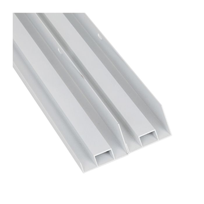 Cadre clic en saillie blanc 30x120