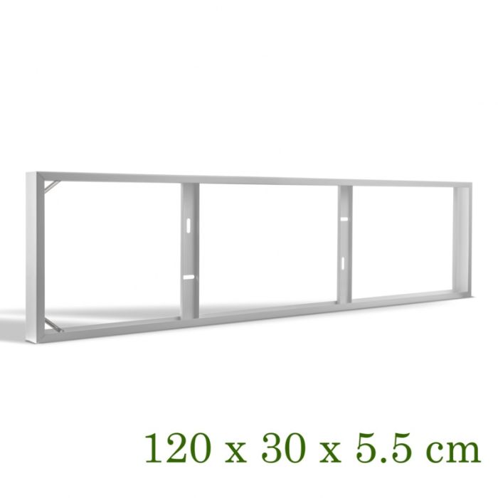 Cadre en saillie pour panneaux LED 30x120 cm