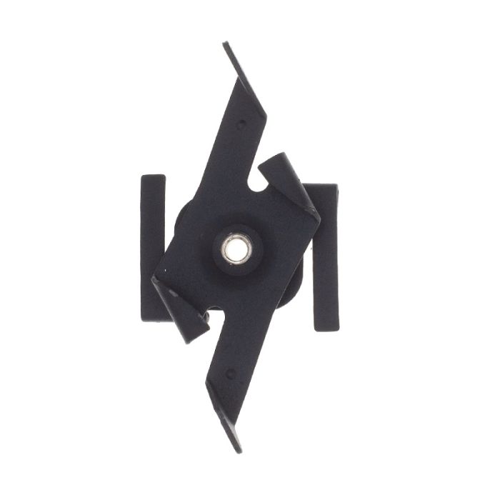 Clip de plafond suspendu pour éclairage sur rail triphasé, noir, Pro