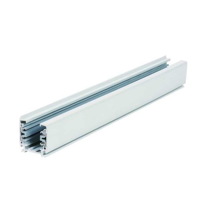 Rail triphasé, 3 mètres, blanc, Pro