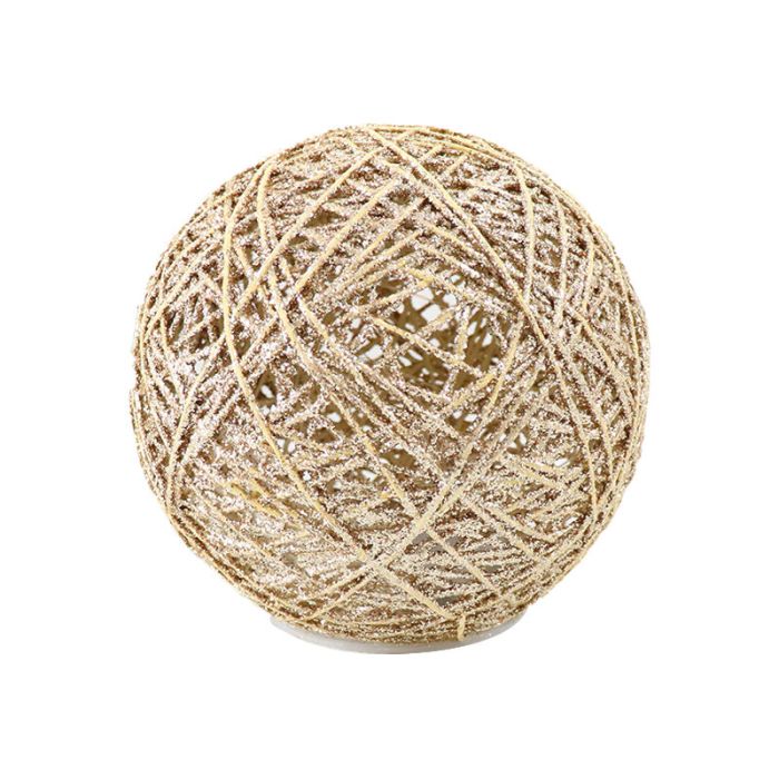 Boule de Noël 20 cm avec 30 LEDS, sur batterie