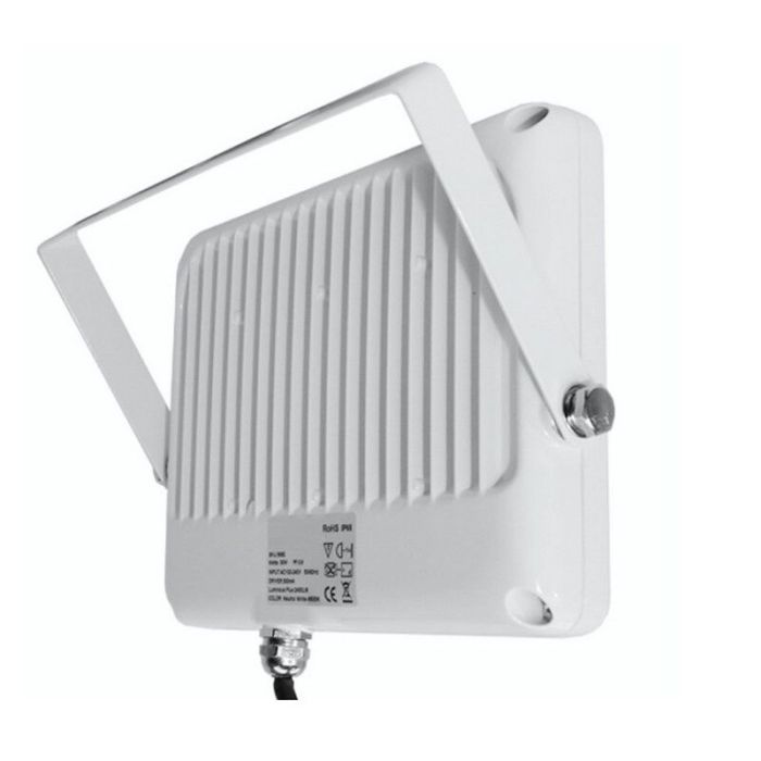 Projecteur en aluminium blanc, Dunco, 20W, 6400K LED, IP65