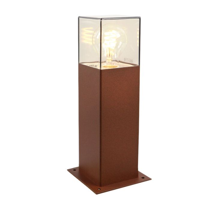 Luminaire extérieur couleur rouille moderne, Sanel, IP44