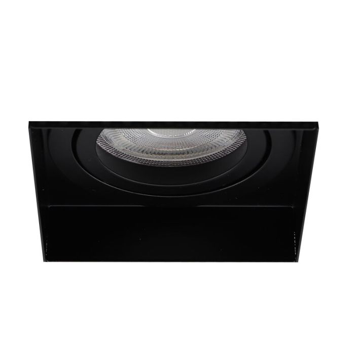 Spot encastré sans bord noir en aluminium, Royce