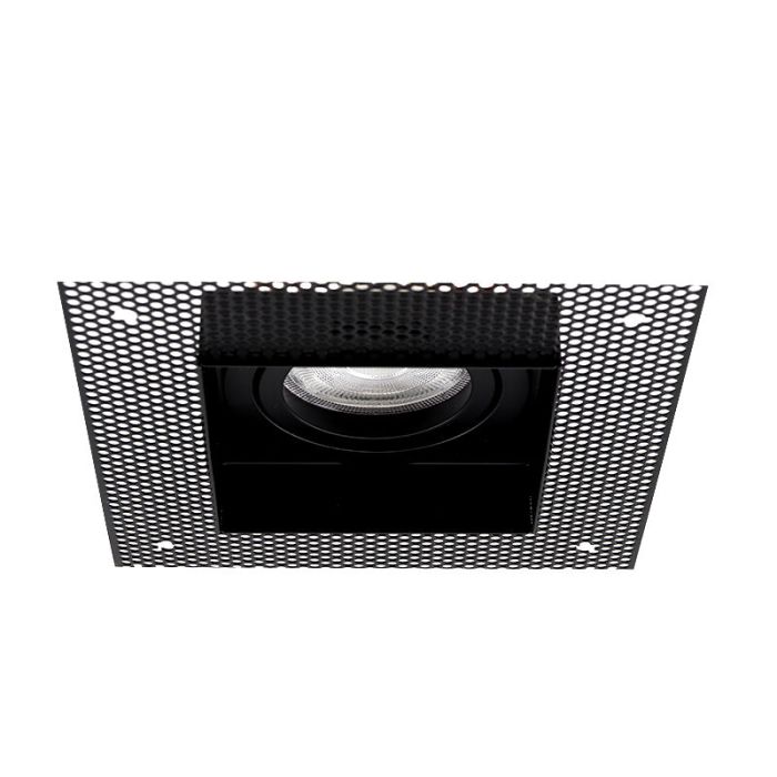 Spot encastré sans bord noir en aluminium, Royce