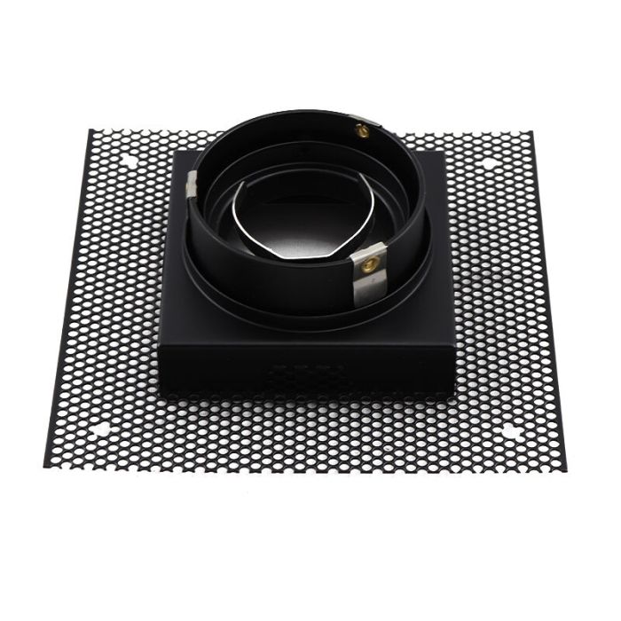 Spot encastré sans bord noir en aluminium, Royce