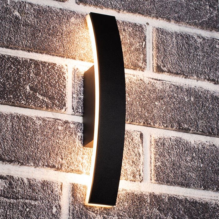 Luminaire extérieur anthracite en aluminium, Nayomi, 7,5W, 3000K LED, IP54
