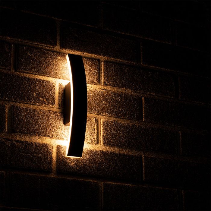 Luminaire extérieur anthracite en aluminium, Nayomi, 7,5W, 3000K LED, IP54