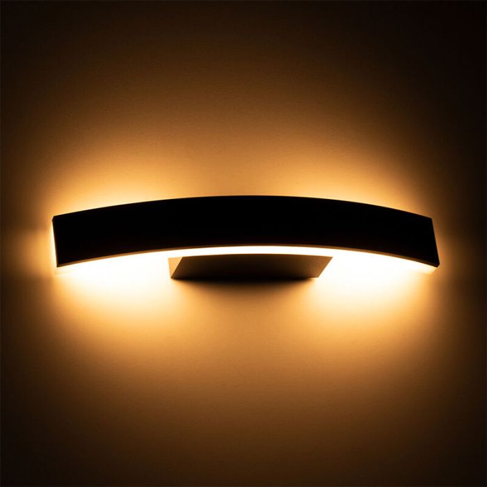 Luminaire extérieur anthracite en aluminium, Nayomi, 7,5W, 3000K LED, IP54