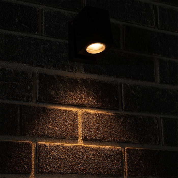 Luminaire extérieur noire en aluminium, Isobel, IP44