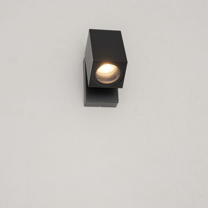 Luminaire extérieur noire en aluminium, Isobel, IP44