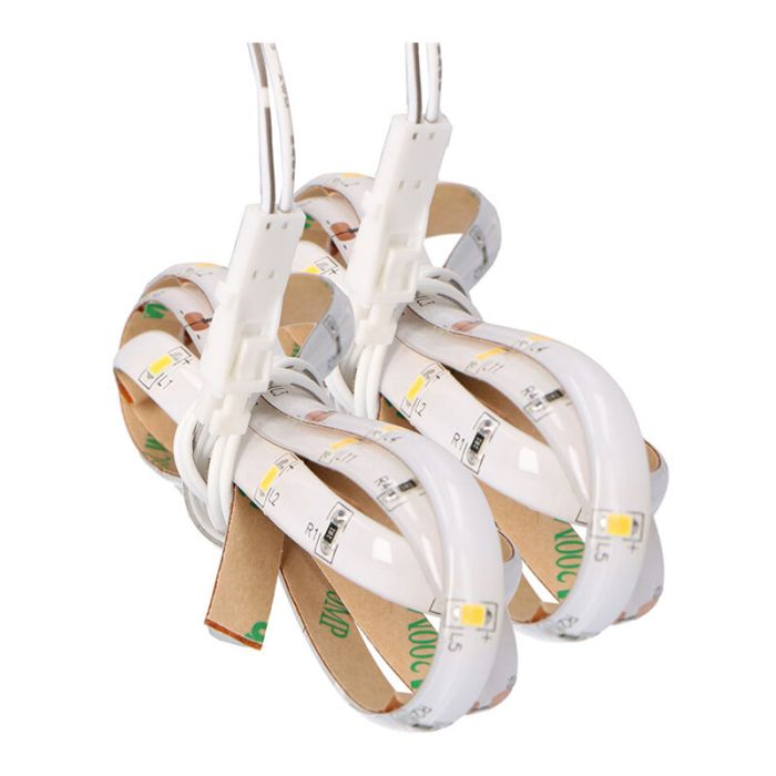 Set de bandes LED escalier dimmable, 15 bandes LED 2700K