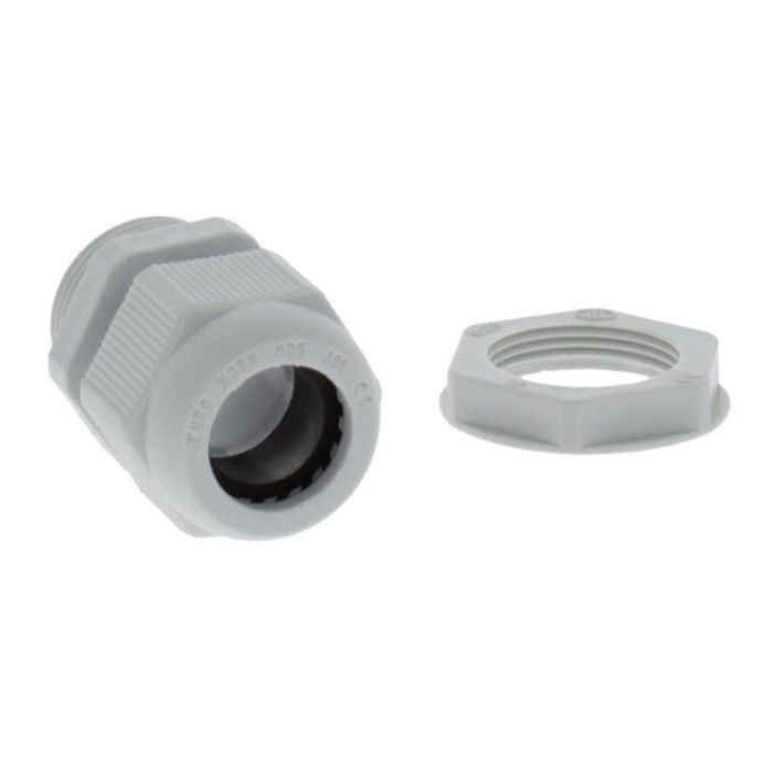 Émerillon gris M25 avec écrou, gris, par 3