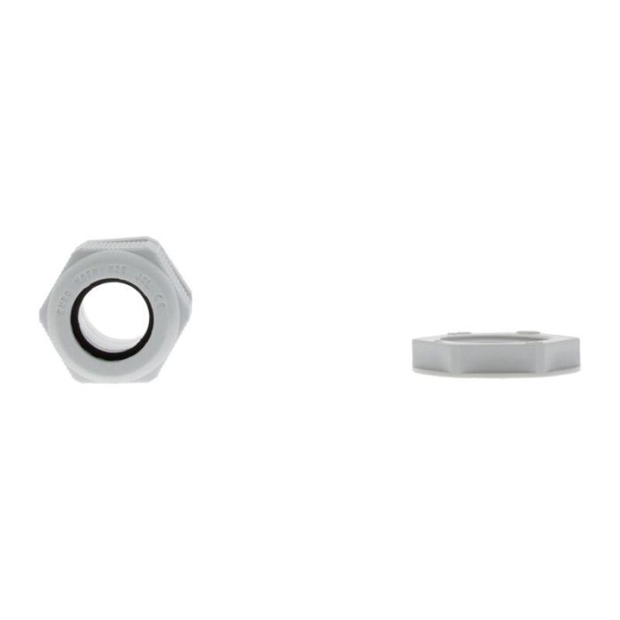 Émerillon gris M25 avec écrou, gris, par 3