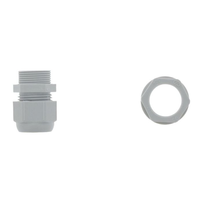 Émerillon gris M25 avec écrou, gris, par 3