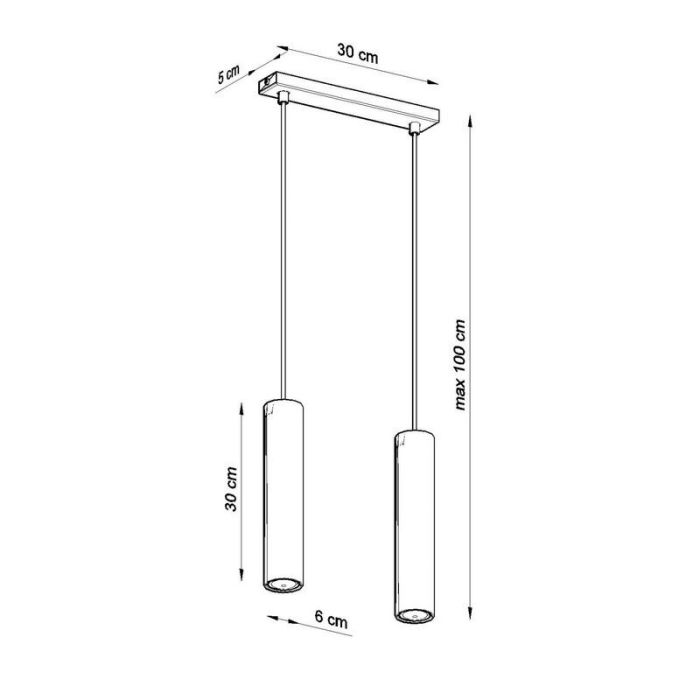Suspension en aluminium blanche, Harley