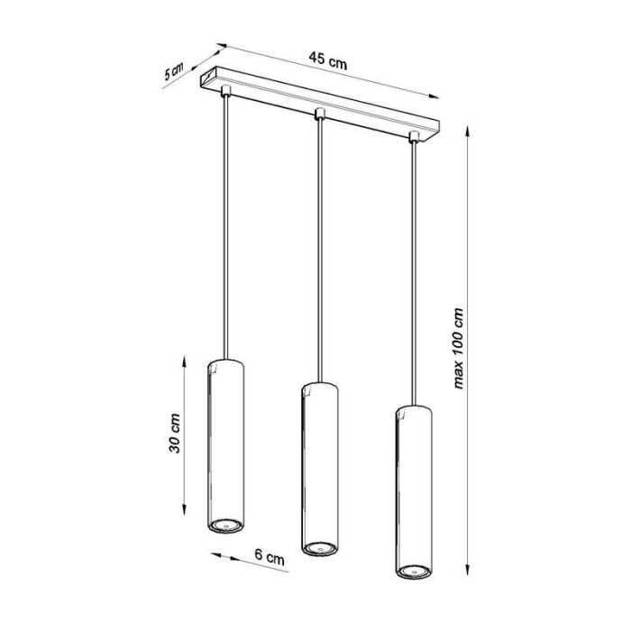 Suspension en aluminium noire, Harley