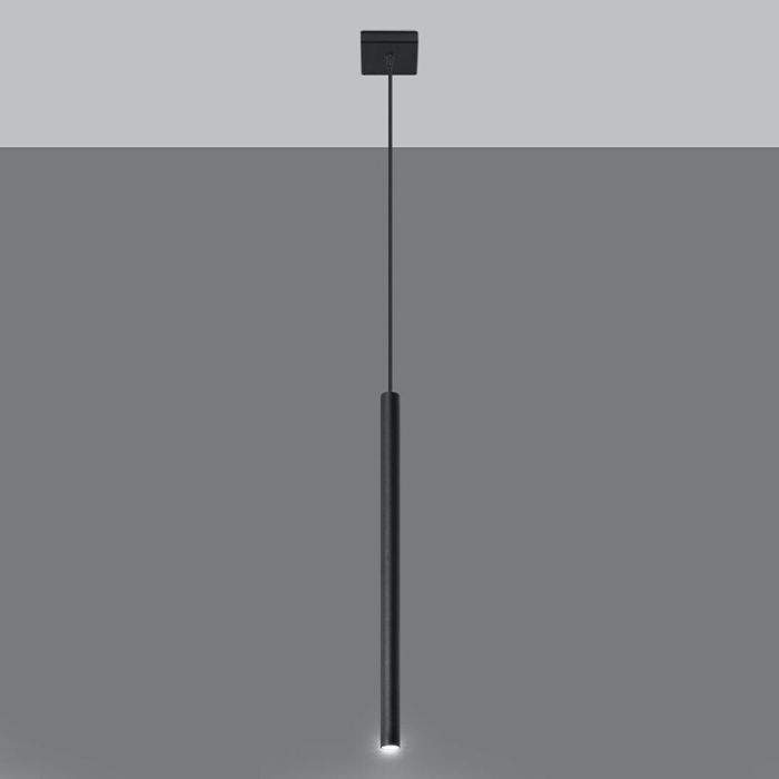 Suspension en aluminium noire, Hillary