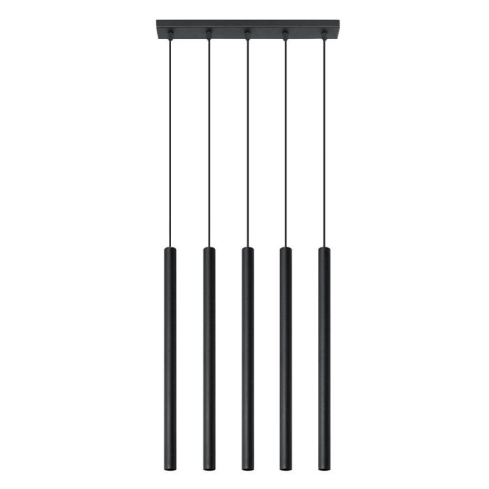 Suspension en aluminium noire, Hillary