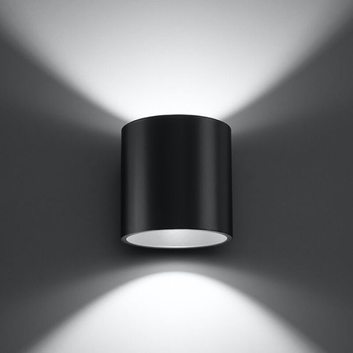 Applique up and down en aluminium anthracite, Amely