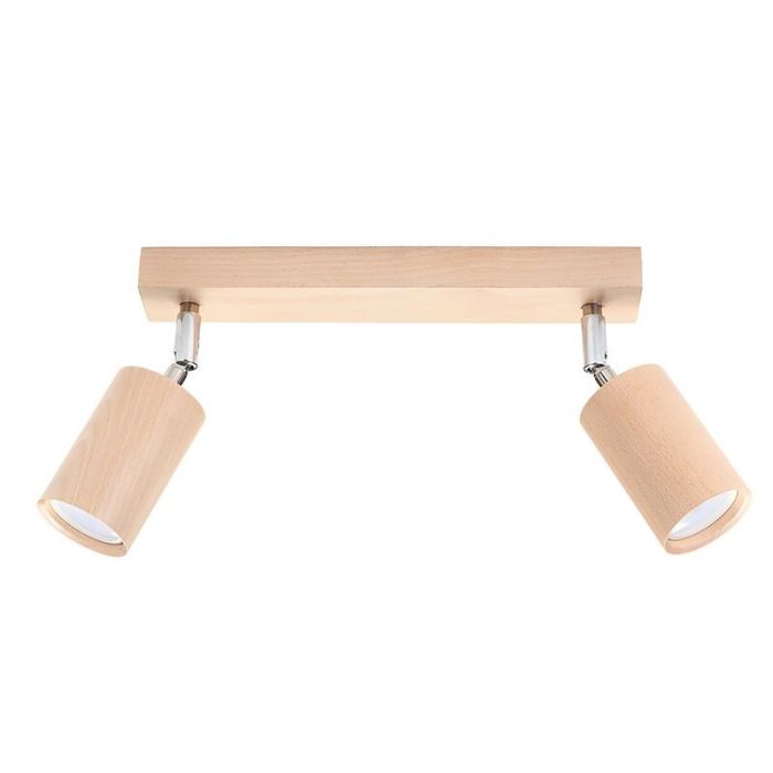 Spot plafond en bois marron, Fredrik