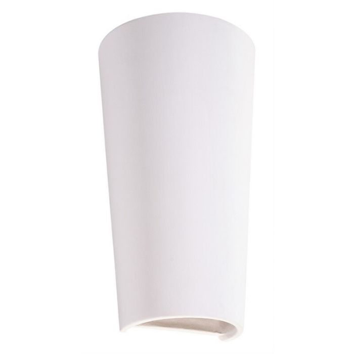 Applique up and down en céramique blanche, Maayke