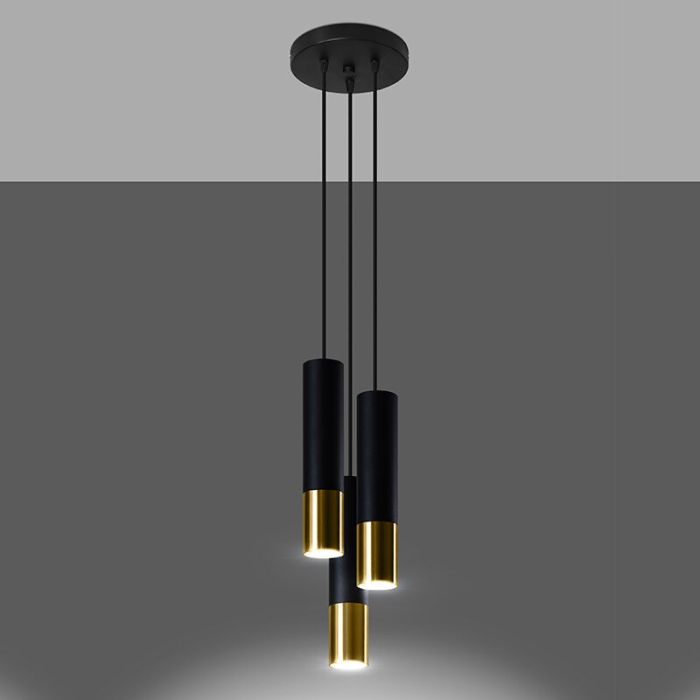 Suspension en aluminium dorée, Hediye