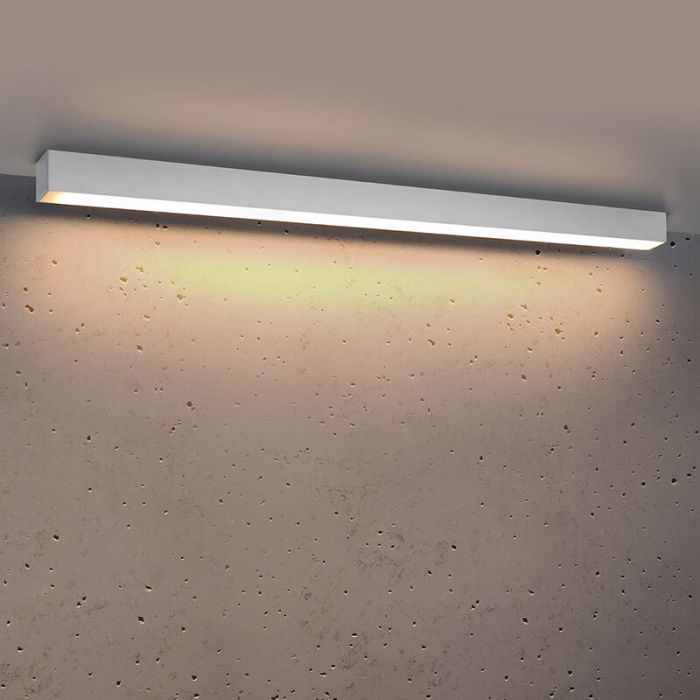 Plafonnier en aluminium blanc, Mascha, 31W, 3000K LED