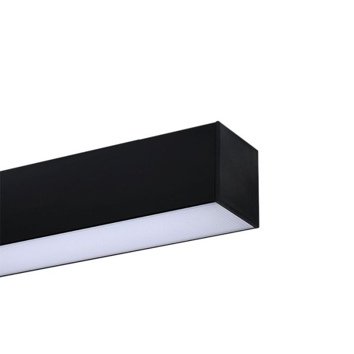 Plafonnier en aluminium noir, Mascha, 38W, 3000K LED