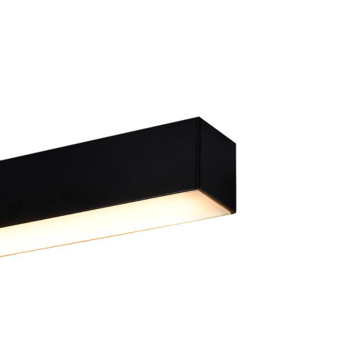 Plafonnier en aluminium noir, Mascha, 38W, 3000K LED