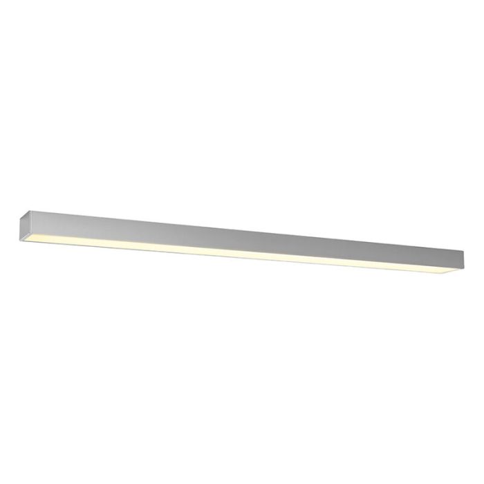 Plafonnier en aluminium gris, Mascha, 48W, 3000K LED