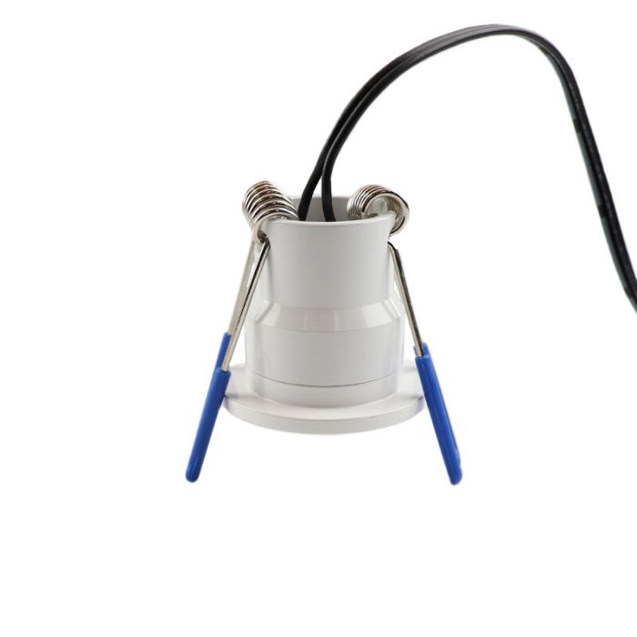 6 spots encastrés veranda blanc Dico, IP65, avec kit de connexion et télécommande