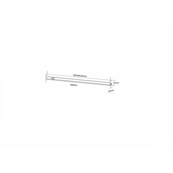 Plafonnier en plastique blanc, Irmak, 13W, 3000K LED, avec interrupteur