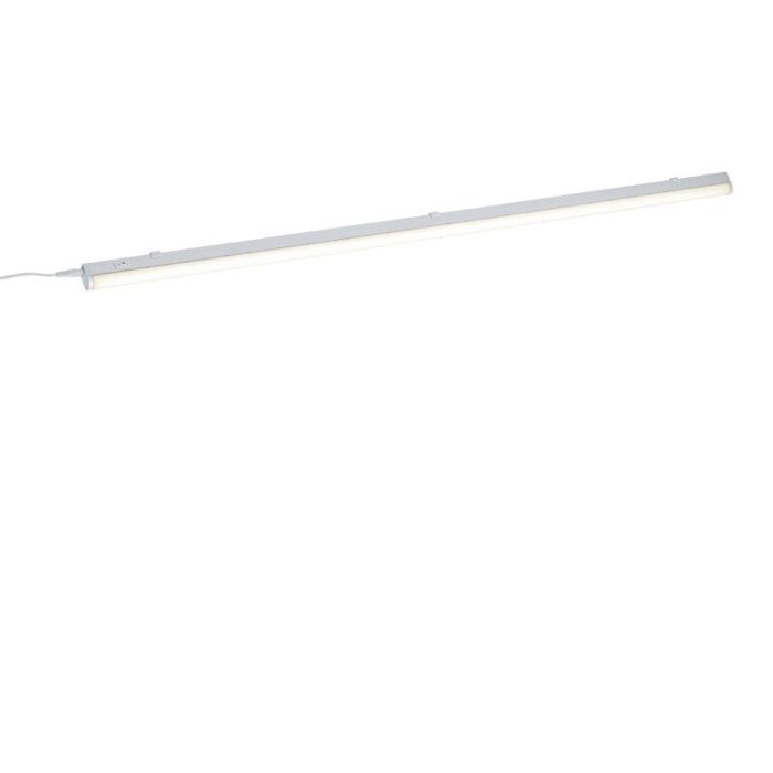 Éclairage sous meuble cuisine en plastique blanc, Irmak, 18W, 3000K LED, avec interrupteur