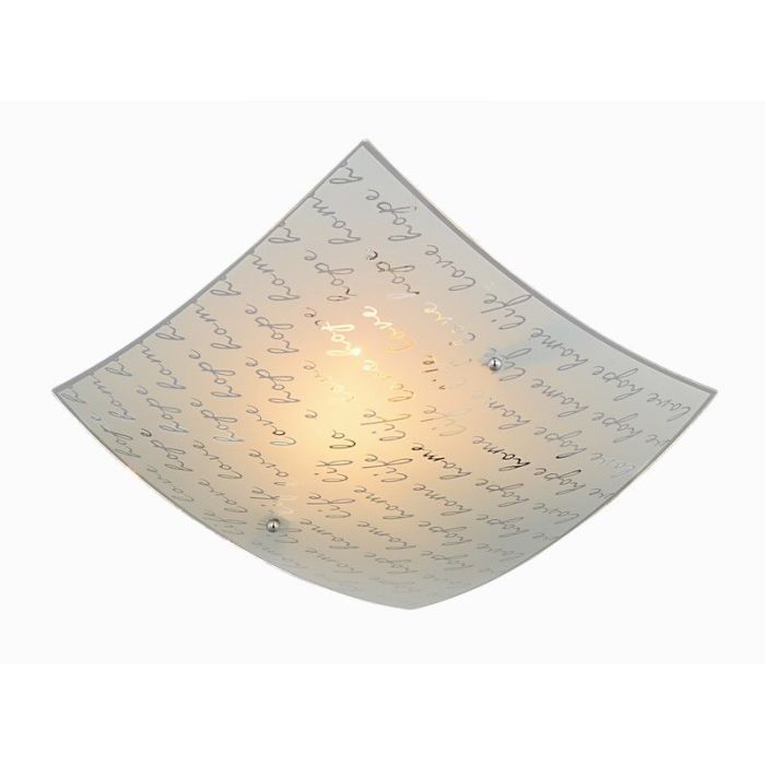 Lampe plafond classique blanche, Anna