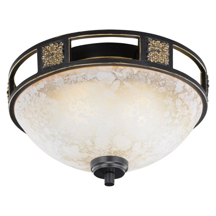 Lampe plafond classique couleur rouille, Letchworth