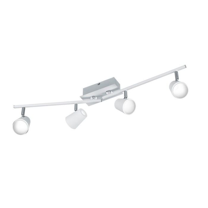 Spot plafond en verre blanc, Laysha, 6W, 3000K LED